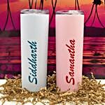 Set Of 2 Personalised Name Tall Tumblers