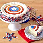 Captain America Cake