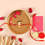 Sneh Designer Family Rakhi Set & Ferrero Golden Gallery