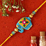 Sneh Cute Elephant Rakhi & Lord Krishna Toy