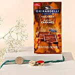 Sneh Hulk Rakhi & Ghirardelli Milk Caramel Chocolate