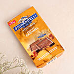 Sneh Rocket Rakhi & Ghirardelli Milk Caramel Chocolates