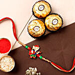 Funky Ganesha Kids Rakhi & Ferrero Rocher