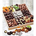 Spectacular Belgian Chocolate Covered Dried Fruit N Nut Tray