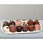 Chocolate Dipped Tempting Giant Strawberries