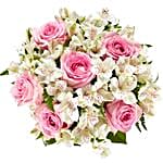 Elegant Pink Roses Bouquet