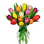 Colourful Tulips 15 Stems