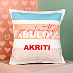 Personalised Perfectly Fabulous Cushion