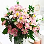 Classic Mixed Flowers Vase Arrangement