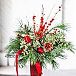 Floral Evergreen Christmas Boughs