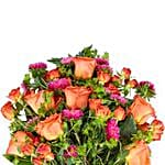 Gleaming Mixed Flowers Vase