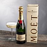 Moet Champagne Gilded Gift Box