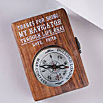 Sneh Pearl Rakhi & Personalised Compass Box