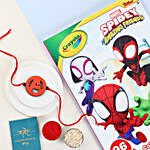 Sneh Avengers Kids Rakhi & Colouring Book
