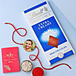 Sneh Personalised Rakhi & Lindt Chocolate
