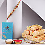Sneh Rudraksha Holy Rakhi & Milk Cake Gift