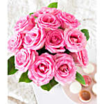 One Dozen Light Pink Roses