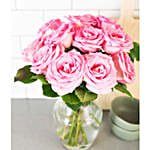 One Dozen Light Pink Roses