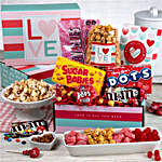 LOVE IS ALL YOU NEED POPCORN AND CANDY CARE PACKAGE