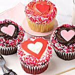 Valentine Special Jumbo Cupcakes Set