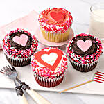Valentine Special Jumbo Cupcakes Set