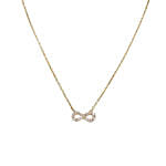 Infinity Pave Necklace
