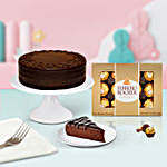 Ferrero Rocher And Chocolate Cake