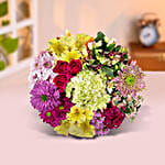 The flowers combination with Ferrero