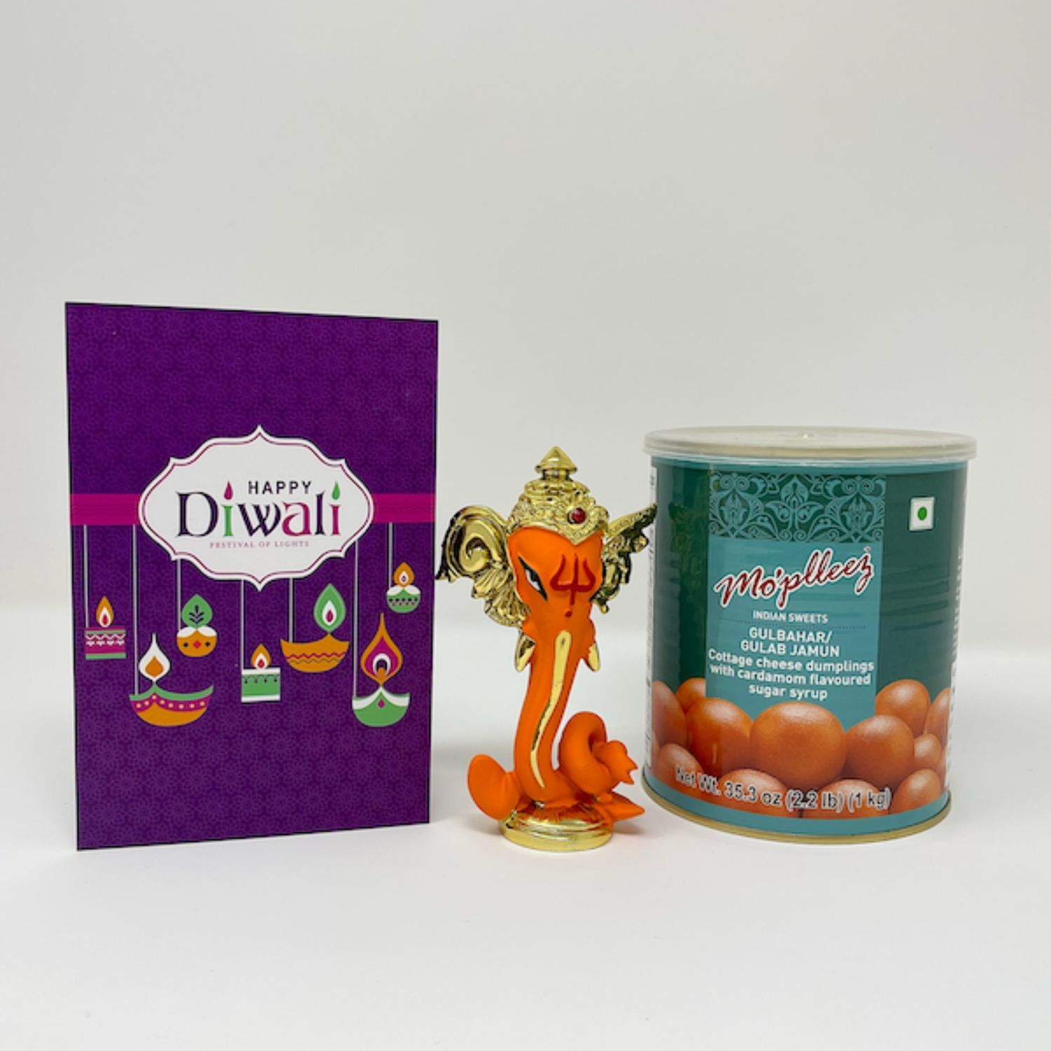 Gulab Jamun And Ganesha Idol Diwali Celebrations Hamper usa | Gift Gulab  Jamun And Ganesha Idol Diwali Celebrations Hamper- FNP