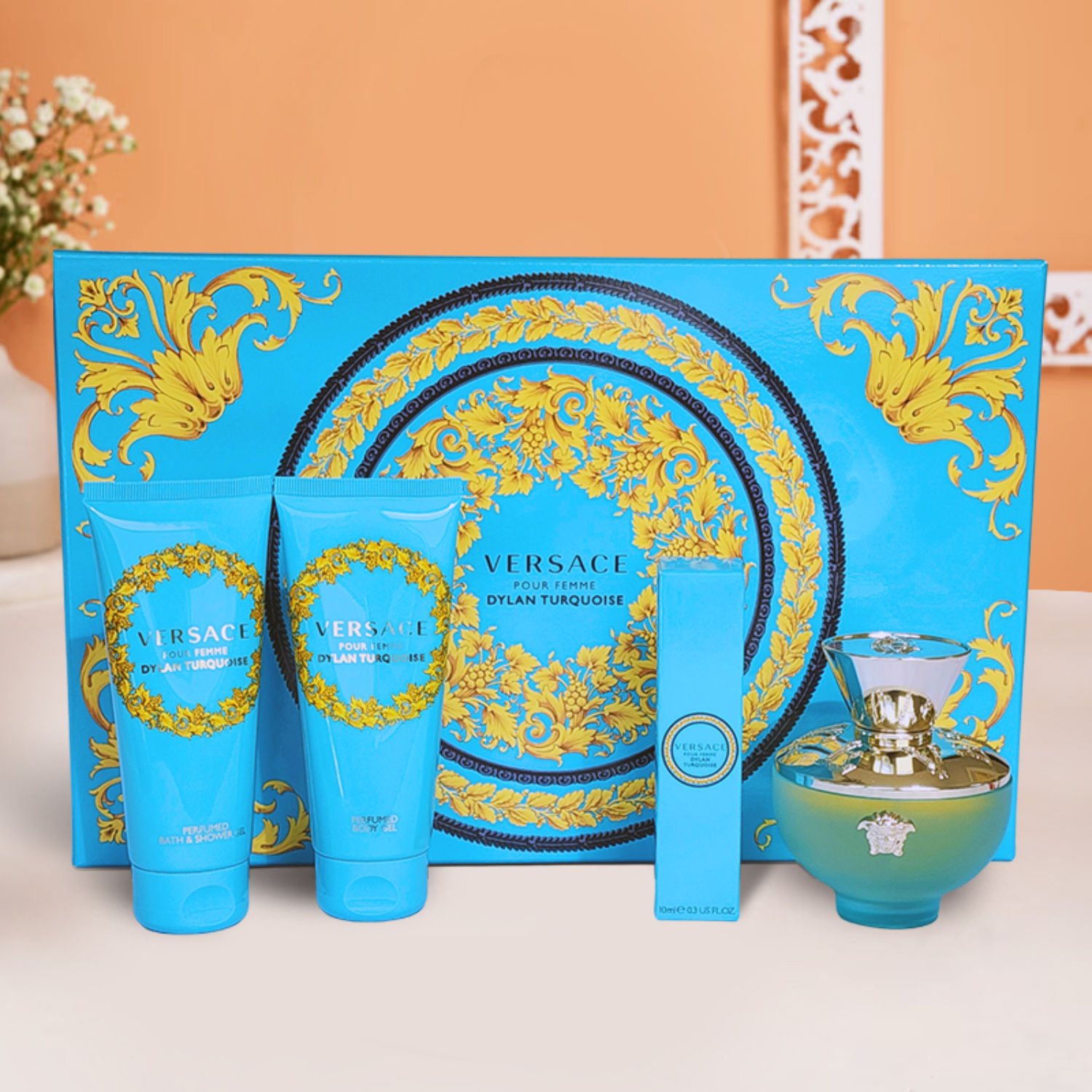 Versace Turquoise Bliss Set For Her usa | Gift Versace Turquoise
