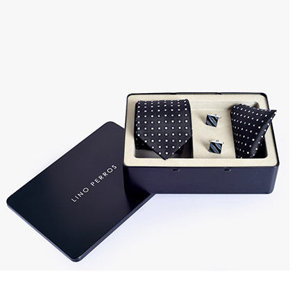 lino perros tie and cufflinks