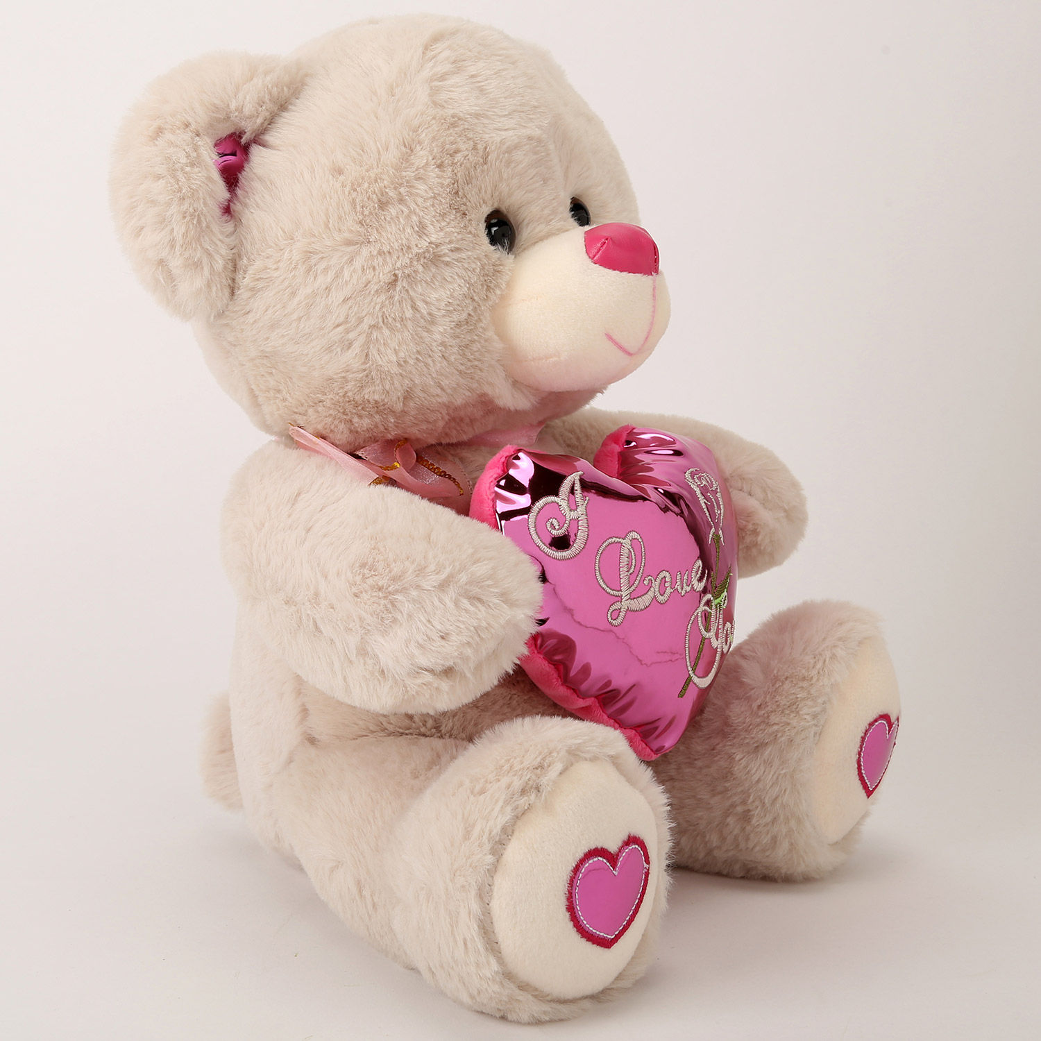 Buy Send I Love You Teddy Bear With Pink Heart Online Fnp Buy Send I Love You Teddy Bear With Pink Heart Online Fnp