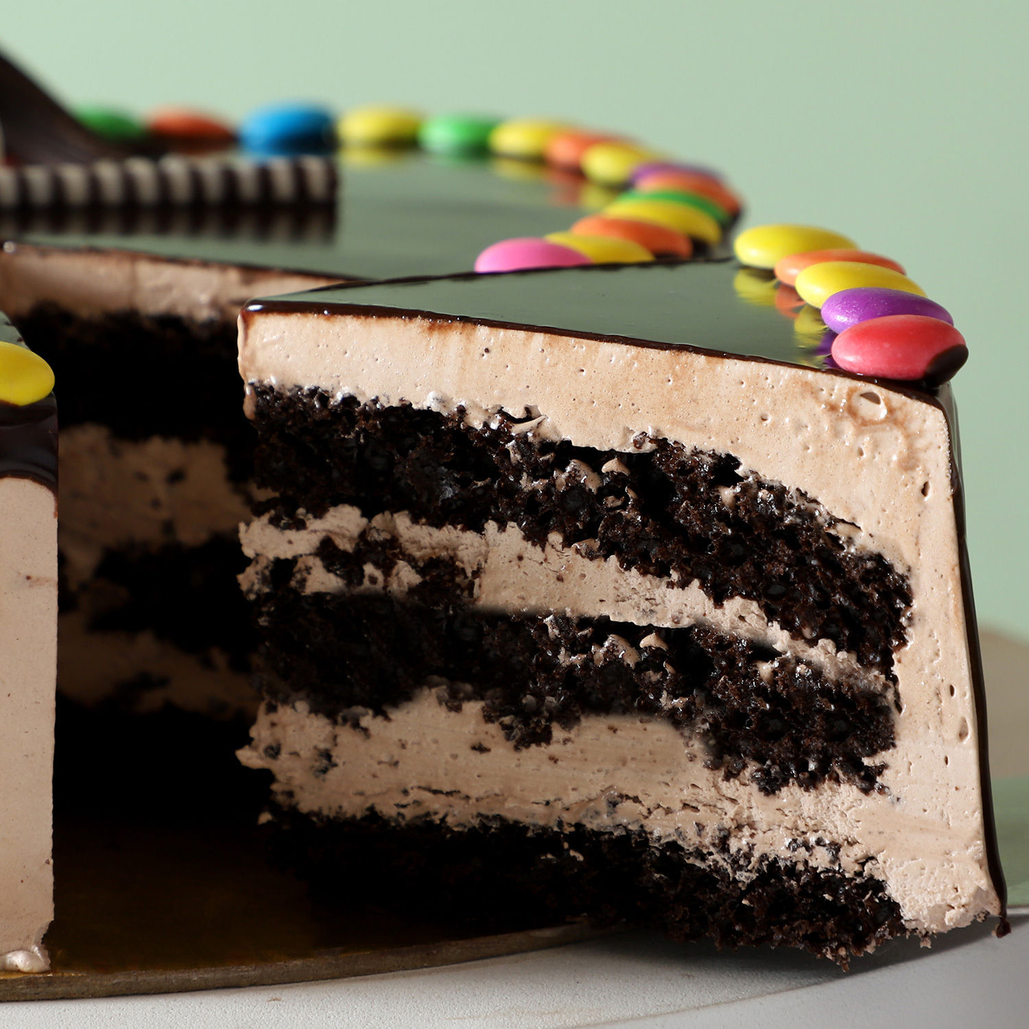 Buy/Send Hearty Gems Chocolate Cake Half Kg Online- Ferns N Petals