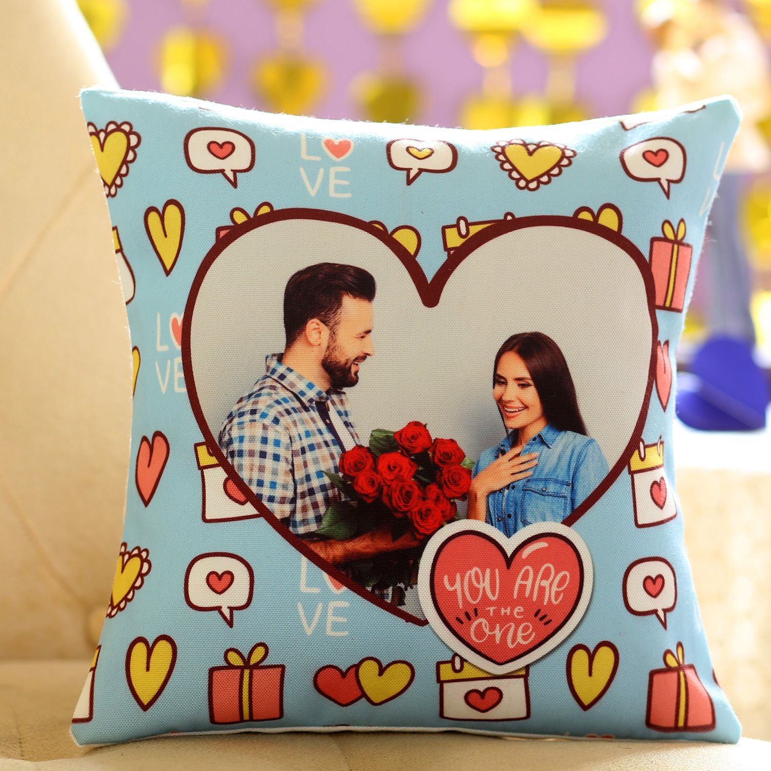 personalised cushion