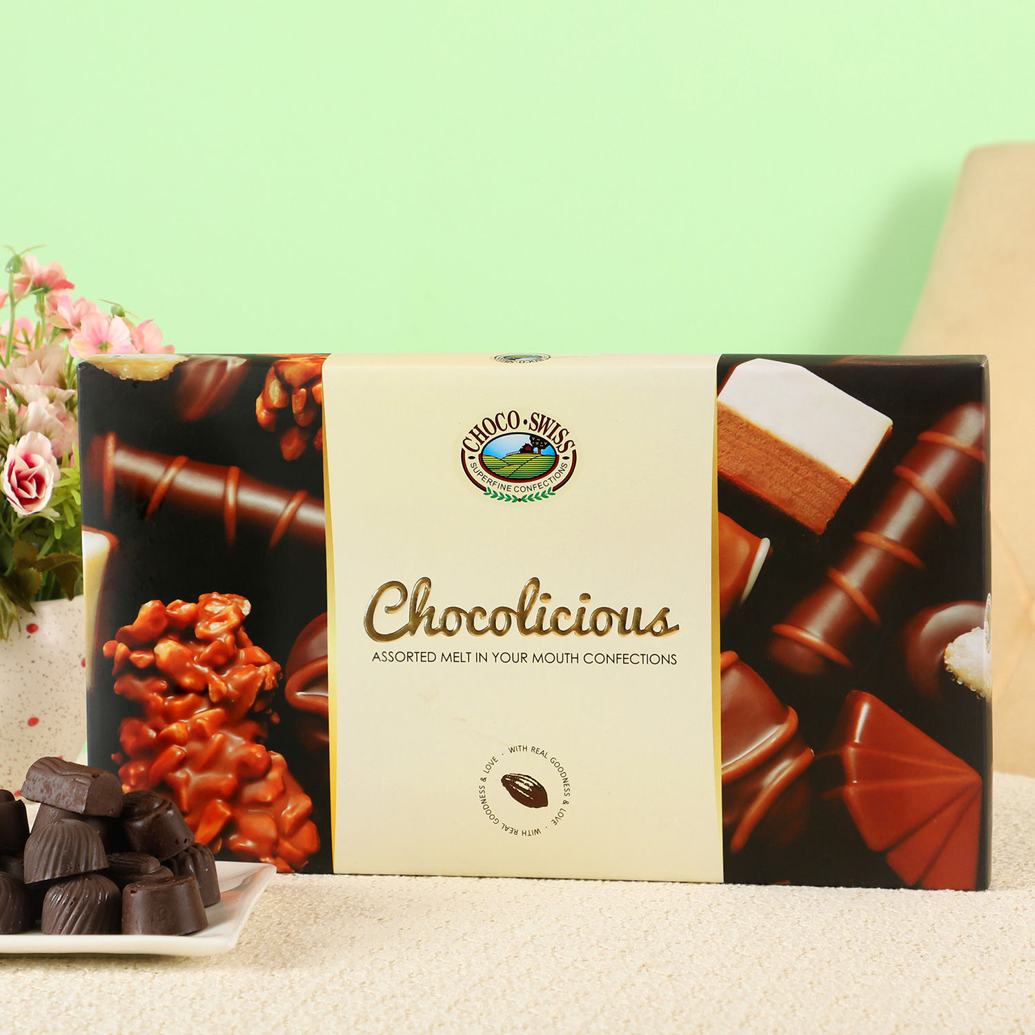 ちょこ Buy/Send Assorted Choco Swiss Chocolate Box Online- FNP