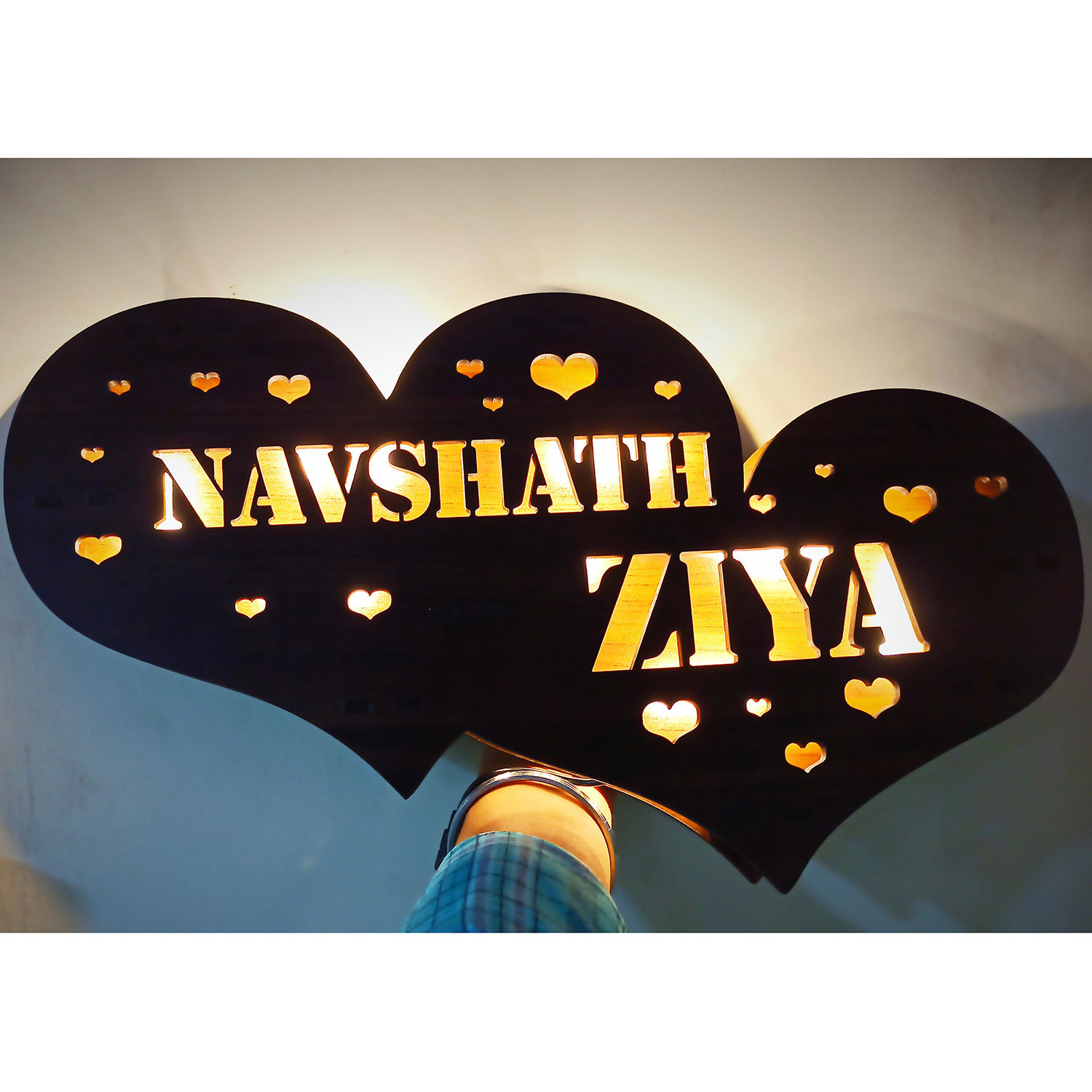 Heart To Heart PR サイン タイトルカップ 優勝盾 Buy/Send Heart Wooden Name Board Online- FNP