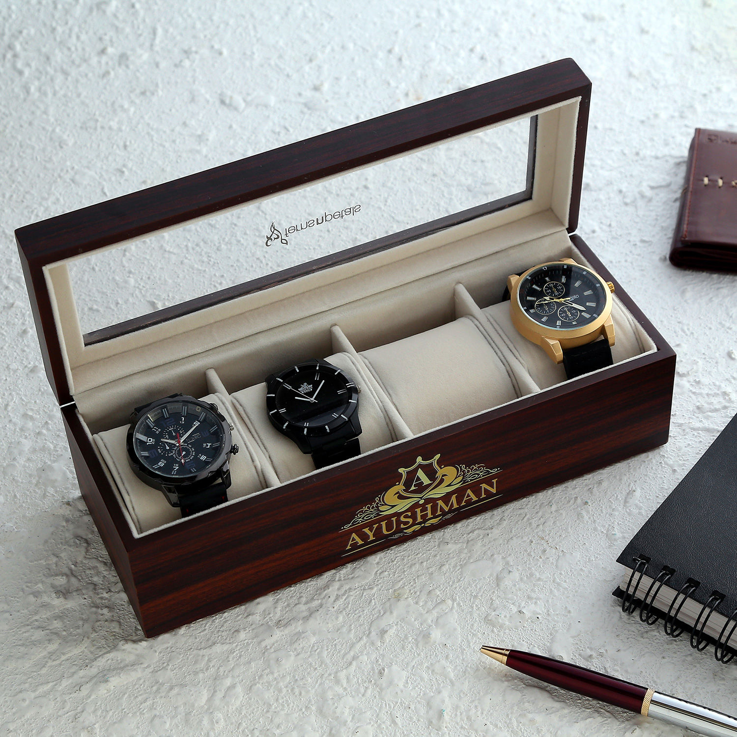 personalised watch box