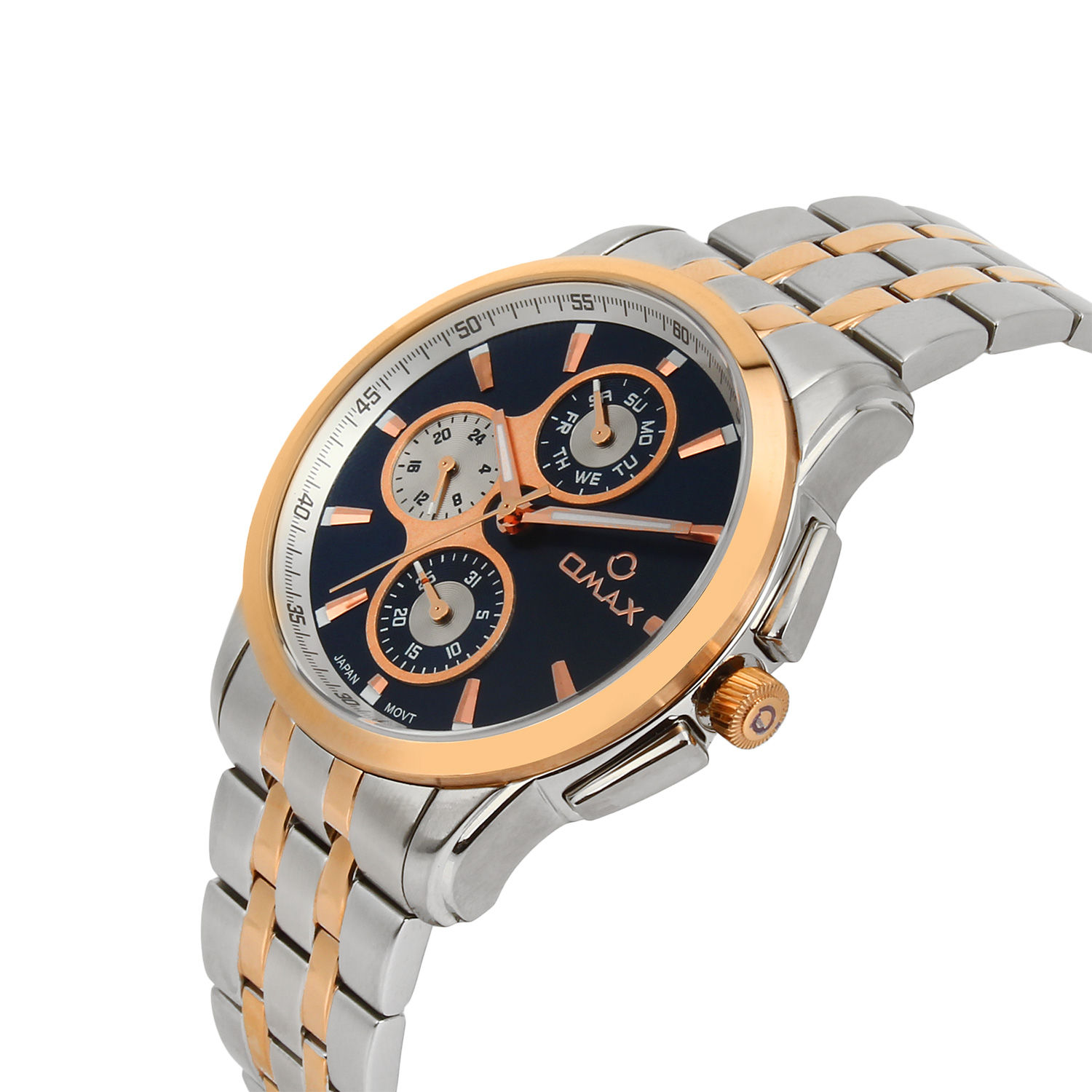 Buy/Send Omax Analog Blue Dial Stylish Men's Watch Online- FNP