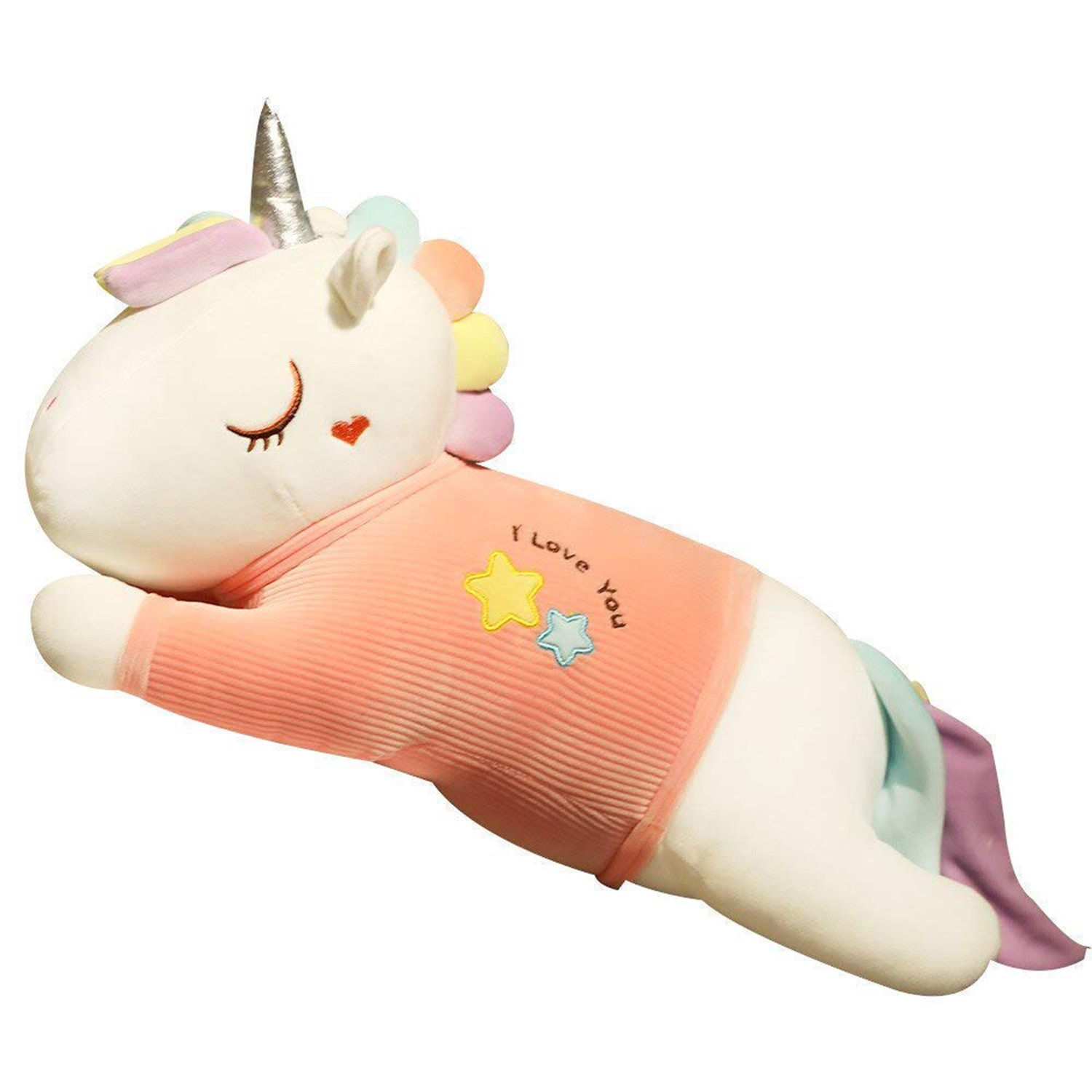 sleeping unicorn soft toy