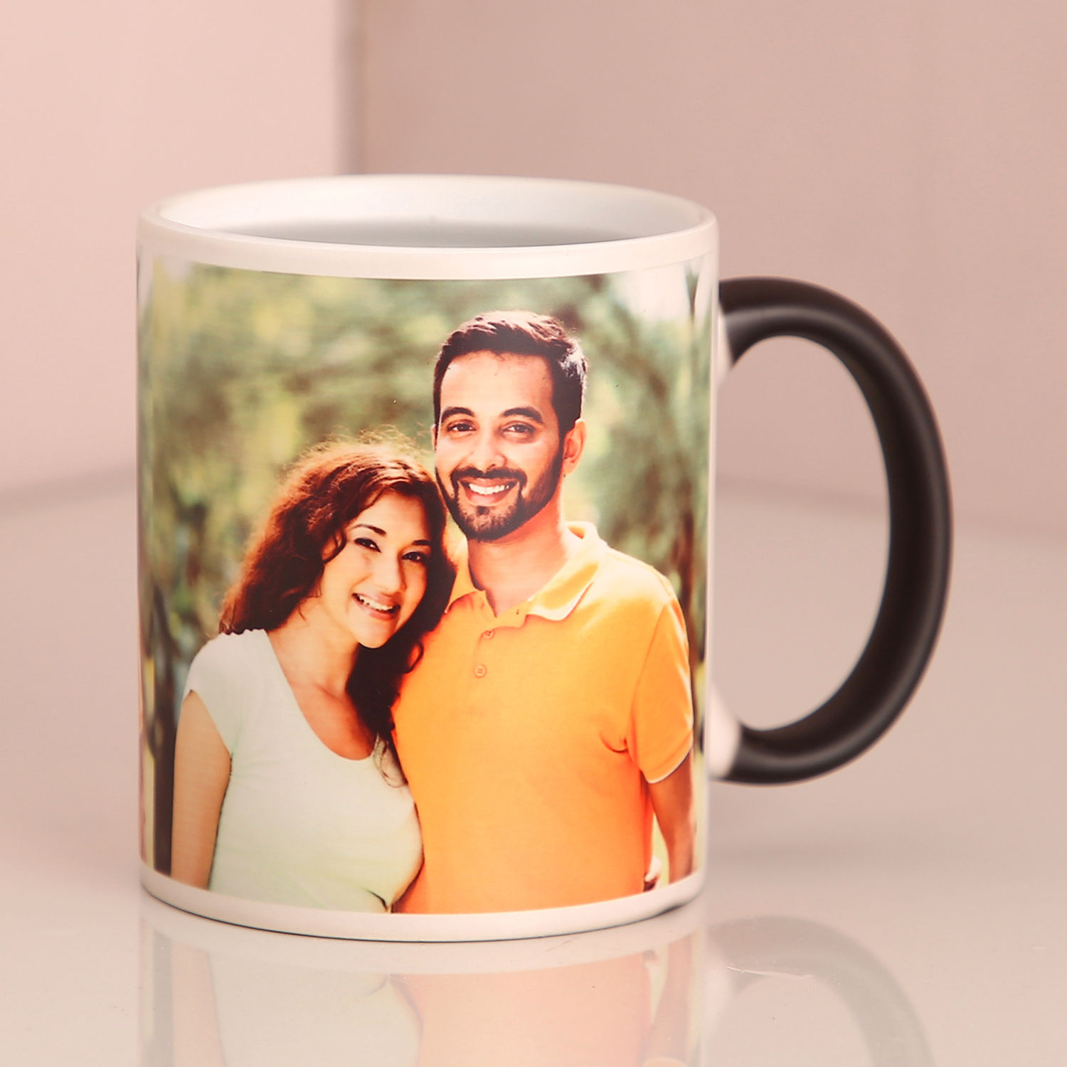 Buy/Send Couple Personalised Magic Mug Online- FNP