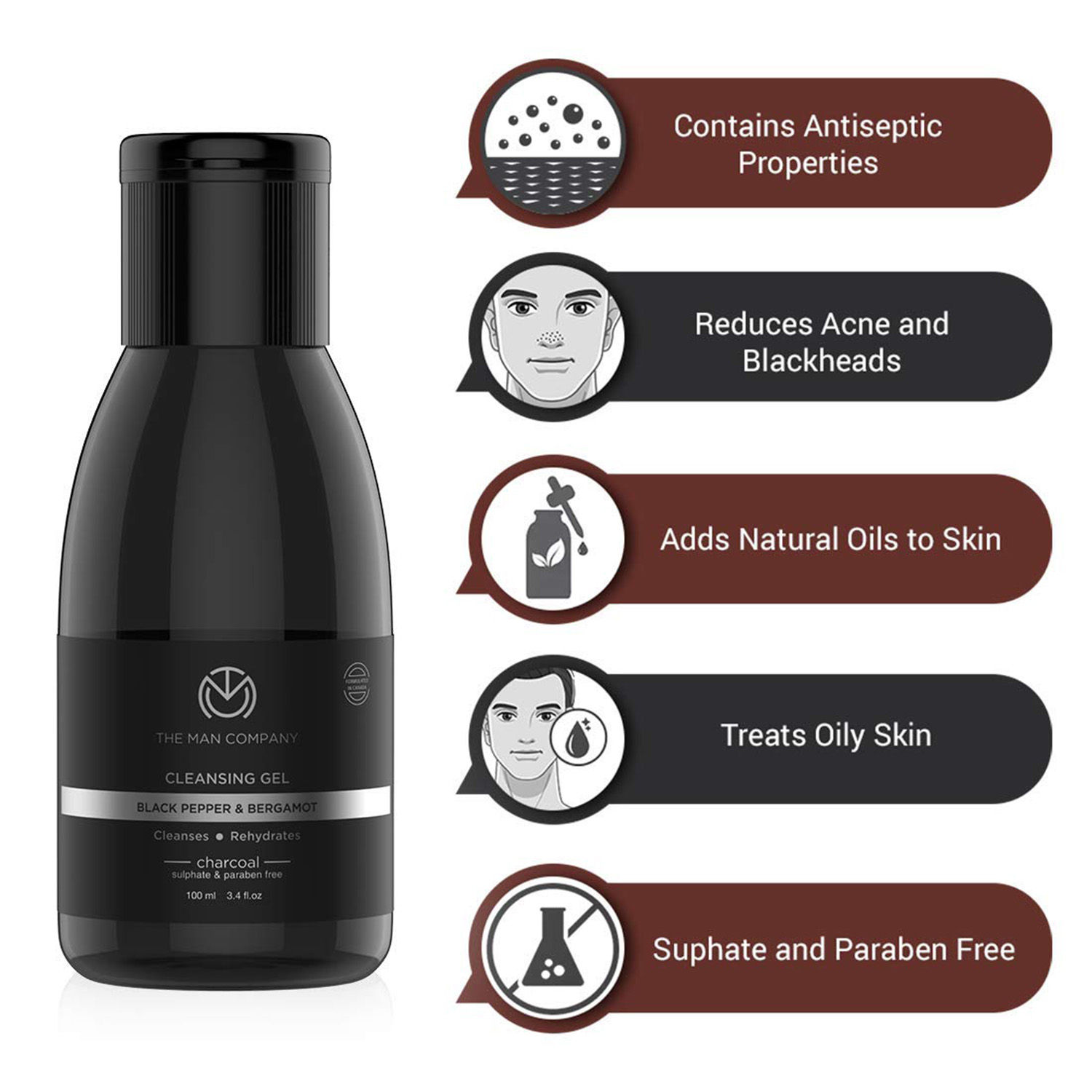 Buy/Send The Man Company Charcoal Grooming Kit Online- FNP Buy/Send The Man Company Charcoal Grooming Kit Online- FNP