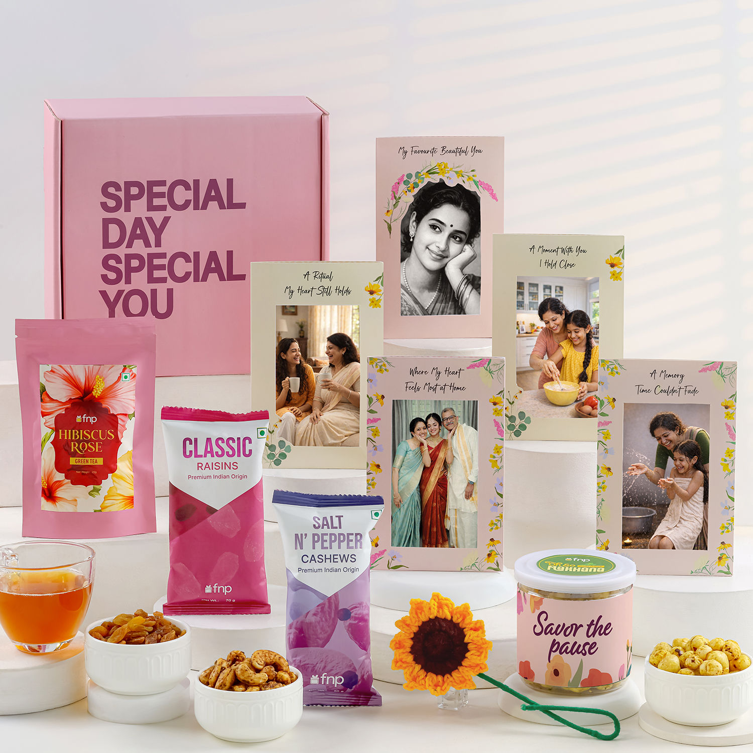 Buy/Send Mother's Day Crochet & Treats Hamper Online- FNP